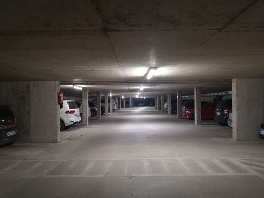 Blick in die Tiefgarage