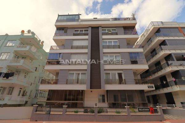 Furnished Flat with Indoor Parking in Antalya Muratpaşa