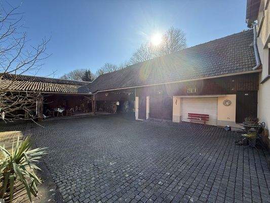 Ansicht Innenhof Blickrichtung Westen