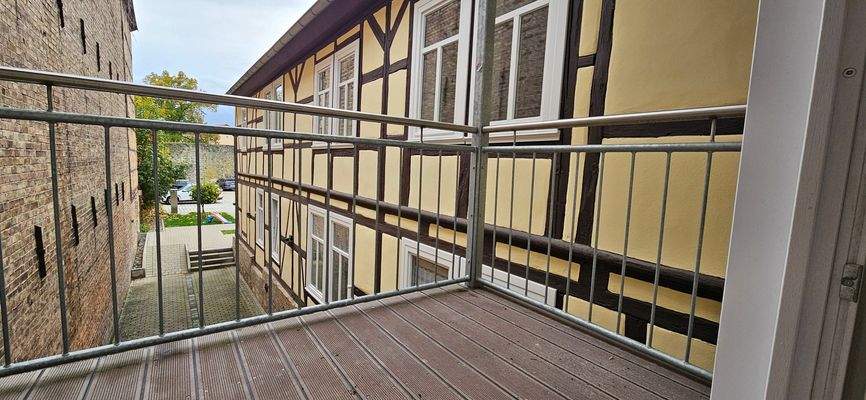 Balcony Overlooking Courtyard