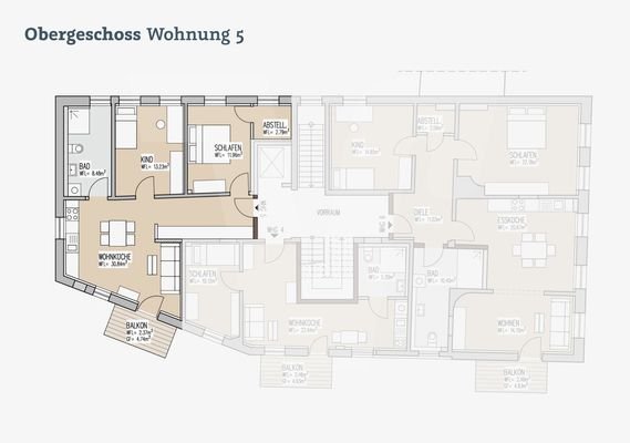 Grundriss Wohnung Nr. 5