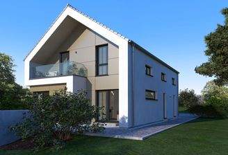 Ansicht Garten Trespa