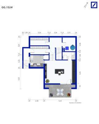 Grundriss ELW & Keller