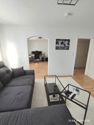 ... mit Durchgang ins Arbeitszimmer
