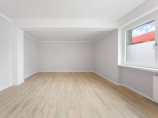 Ansicht II: Wohn- und Esszimmer