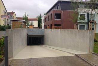 Ein- und Ausfahrt Tiefgarage TH2