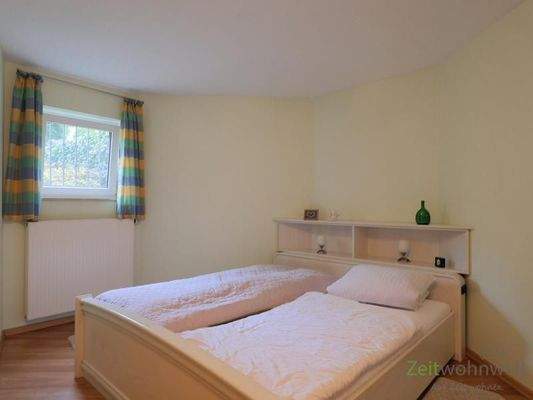 Blick ins Schlafzimmer