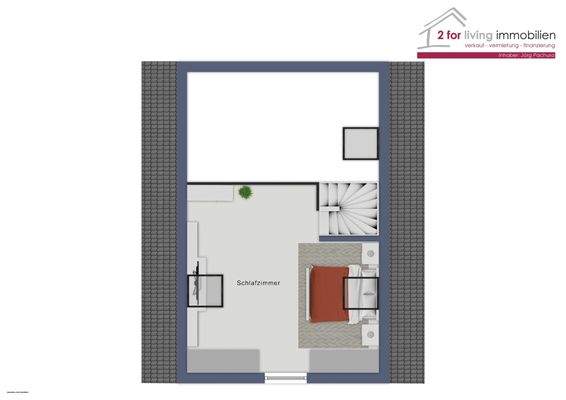Wohneinheit 2 (Grundriss DG)
