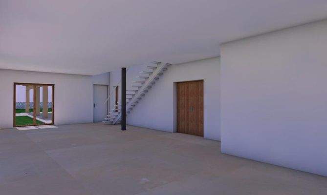 Zwei Grundstücke mit Projekt für ein Haus mit Pool zum Verkauf in Santanyí, Mallorca