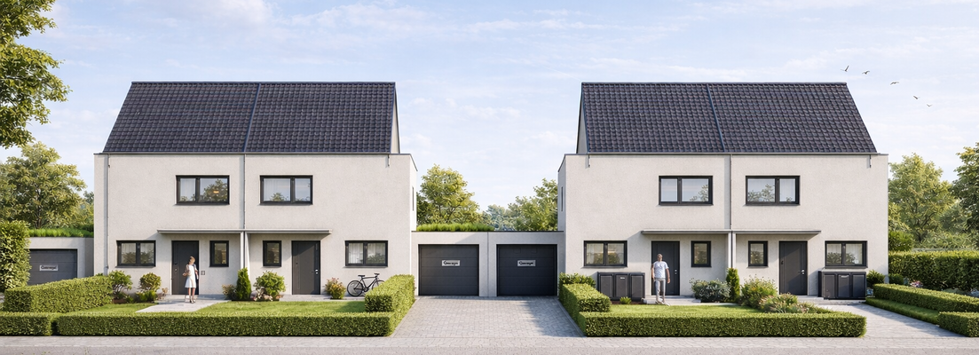 Moderne Reihenhäuser im Vorort.png