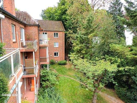 Wohnanlage von der Gartenseite