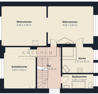 Grundriss Obergeschoss