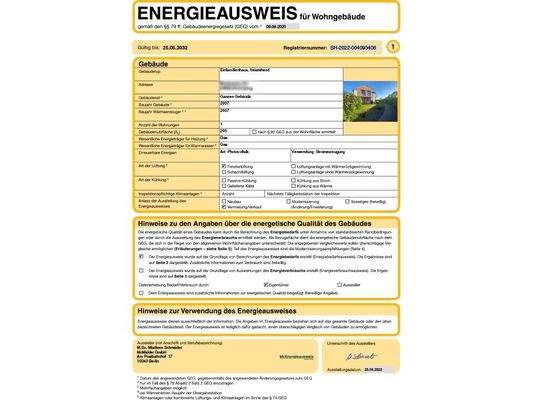 Energieausweis 
