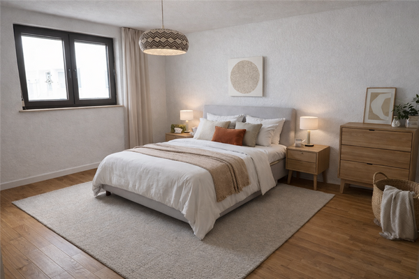 Schlafzimmer Virtual Staged