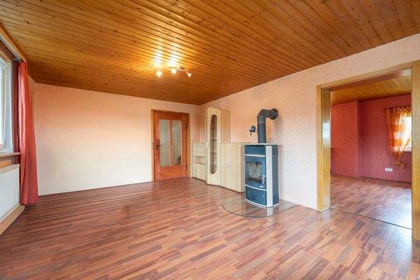 Wohnzimmer Anbau mit Kamin