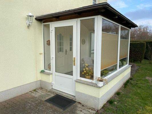 Veranda, Hauseingang