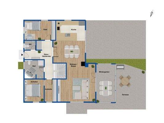 Grundriss Erdgeschoss