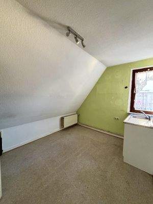 Küche im Dachgeschoss