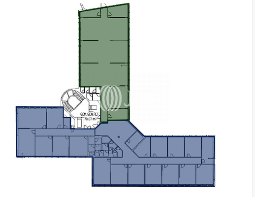 4.OG - 234 m² & 625 m² - H