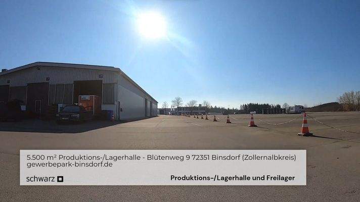Blütenweg 9 - Bild - Produktionnshalle Lagerhalle 