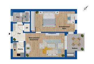 Grundriss - 1. Obergeschoss