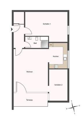 Grundriss Hochparterre