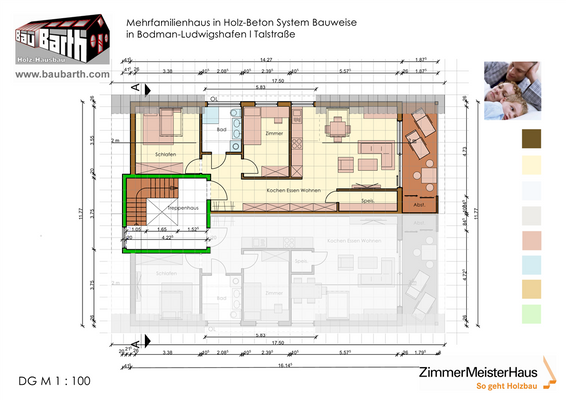 Grundriss Wohnung DG1