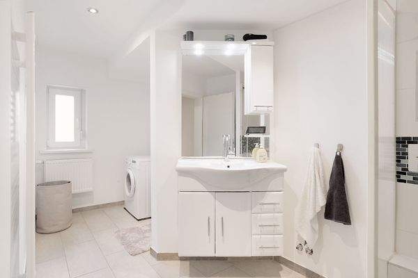 Clevere Lösung, um die Waschmaschine zu verbergen