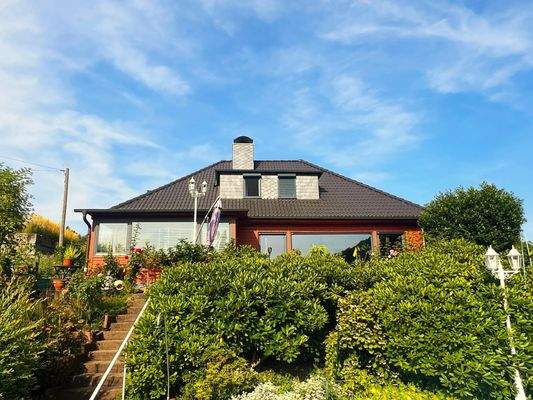 Blick aus dem Garten