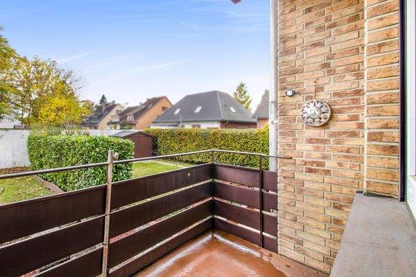 Balkon im Erdgeschoss