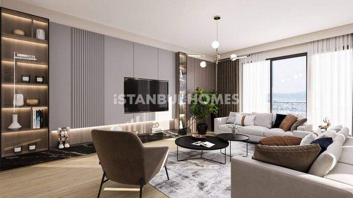 City-View Flats with Horizontal Architecture in Istanbul Uskudar