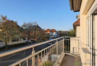Herbstbalkon in der Abendsonne