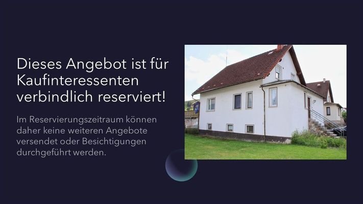 Angebot reserviert!