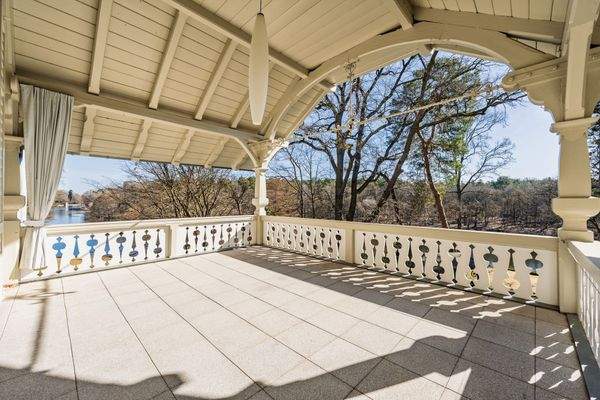 Huge covered terrace with a panoramic view of the 