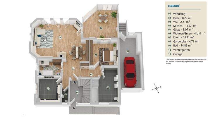 Grundriss Erdgeschoss