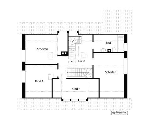Grundriss Obergeschoss