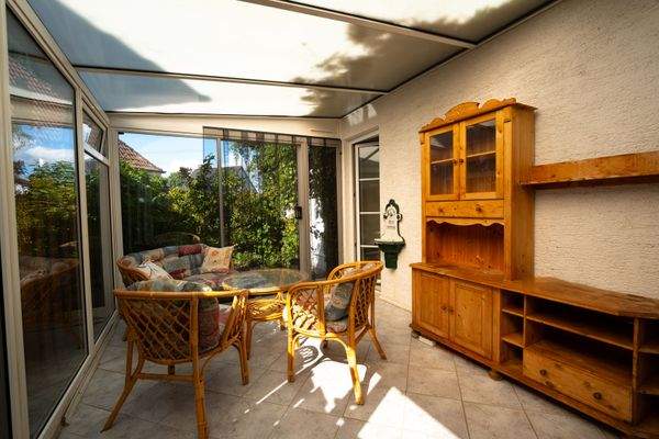 Wintergarten mit  Fußbodenheizung 