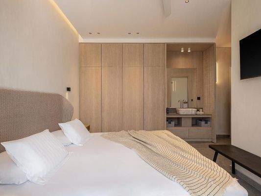 Kreta, Tersana: Wunderschöne Villa mit atemberaubendem Meer- und Sonnenuntergangsblick zu verkaufen