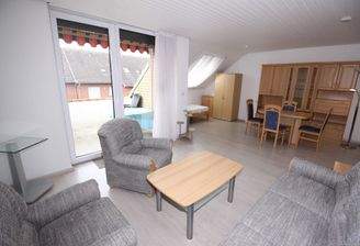 Wohn- Ess- und Schlafbereich