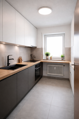 Küche - virtually staged