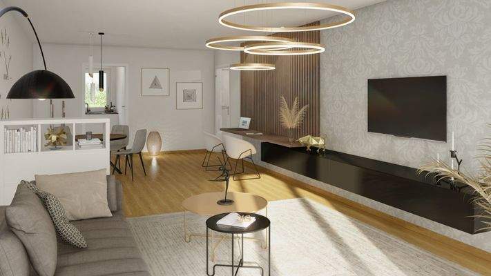 Möblierungsvorschlag Wohnzimmer