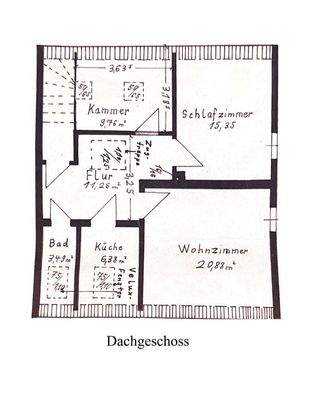 Grundriss Dachgeschoss