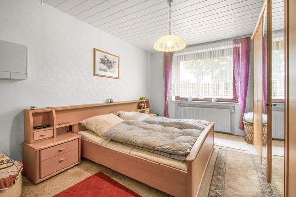 Schlafbereich im Hochparterre