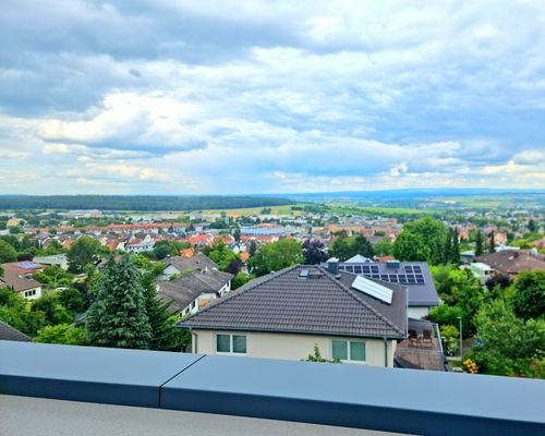 freier Blick bis in den Vogelsberg hinein 