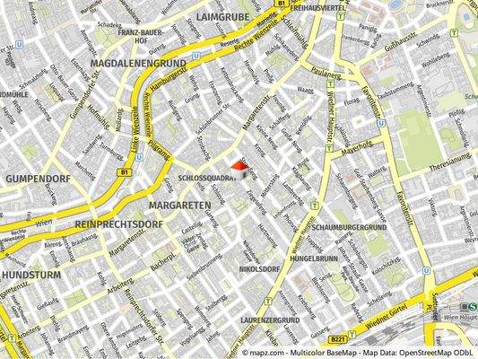 Geolyzer Kartenausschnitt