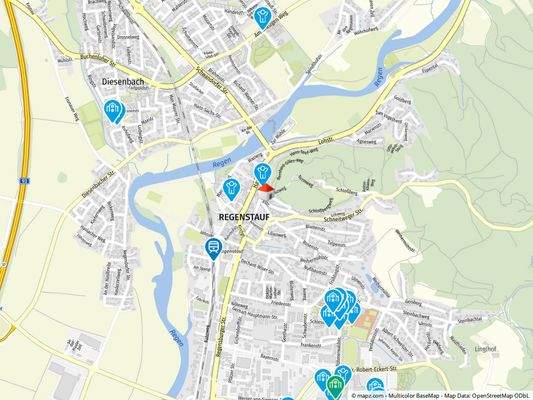 Geolyzer Kartenausschnitt