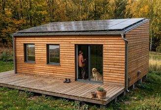 casita alegre - KI-generierte Visualisierung des geplanten Zustands, Abweichungen möglich