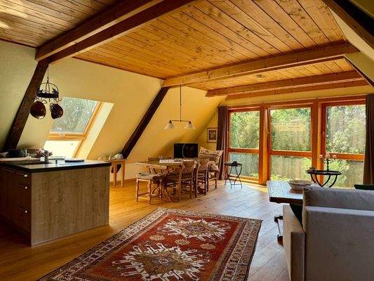Wohnküche im Dachgeschoss Ansicht 2