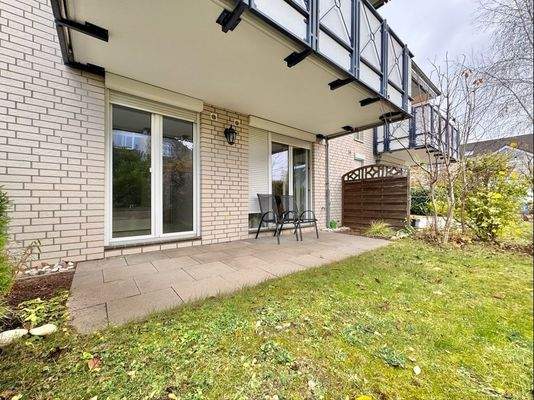 ... und Zugang zur eigenen Terrasse.