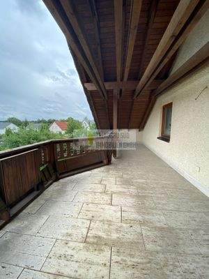 Balkonbereich im Dachgeschoss